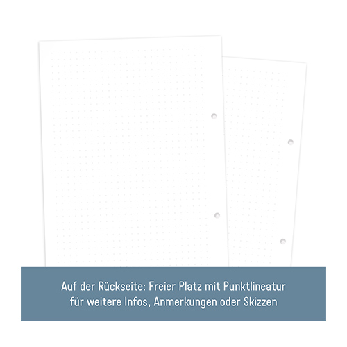 Gesprächsnotizen Block A4 A5 - Beispiel 3