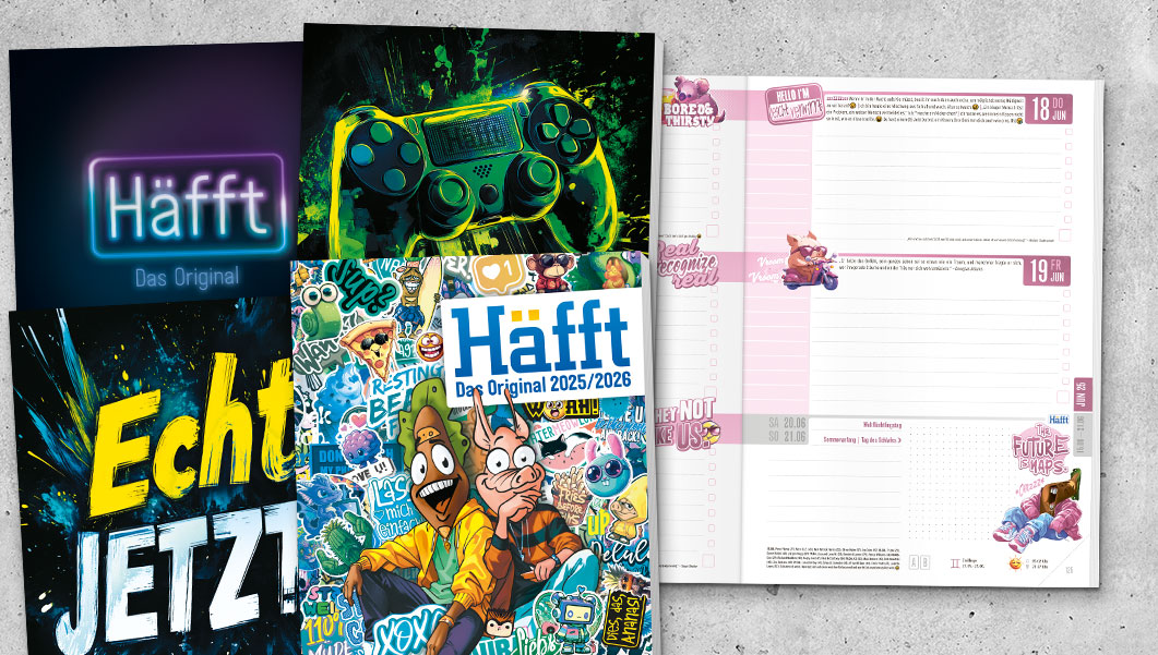 Häfft Hausaufgabenheft - Übersicht