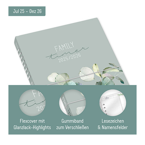 Family-Timer 2025 2026 - Aufbau