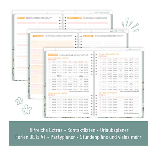 Family-Timer 2025 2026 - Kontaktlisten und mehr