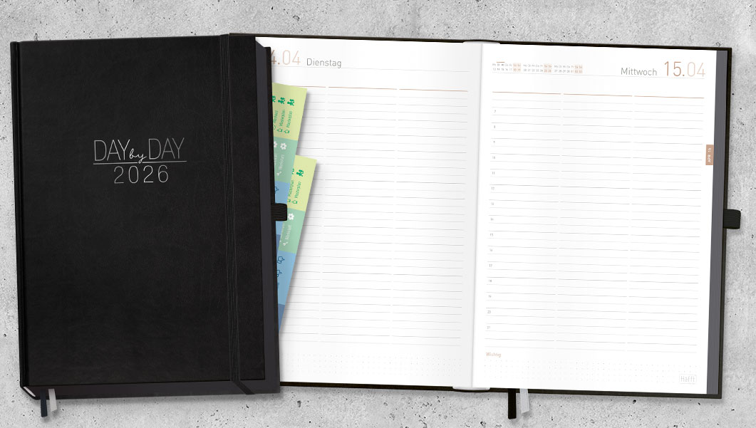 Organizer Day by Day Maxi A6 - Übersicht