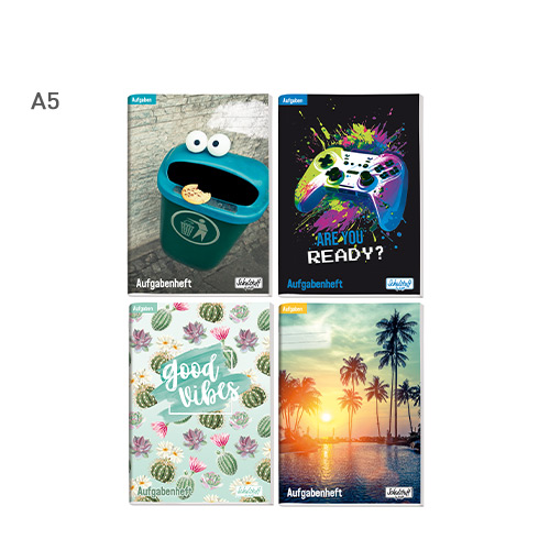 Schulstuff Aufgabenheft A5 Designs