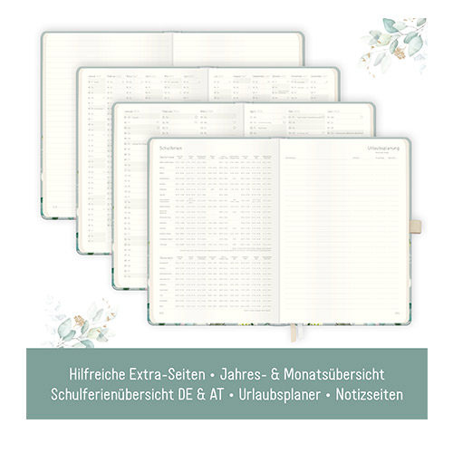 Wochen-Notiz-Timer 2025 2026 - Schulferien und mehr