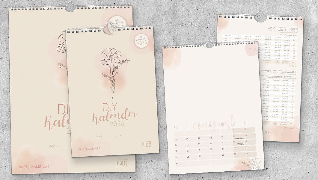 A4 Bastelkalender Trendstuff by Häfft