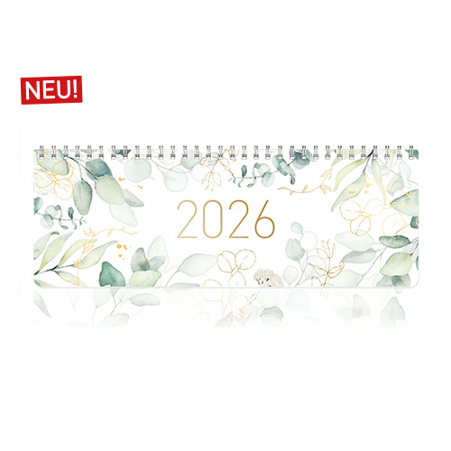 Tischkalender Blattgold 2026 - Design