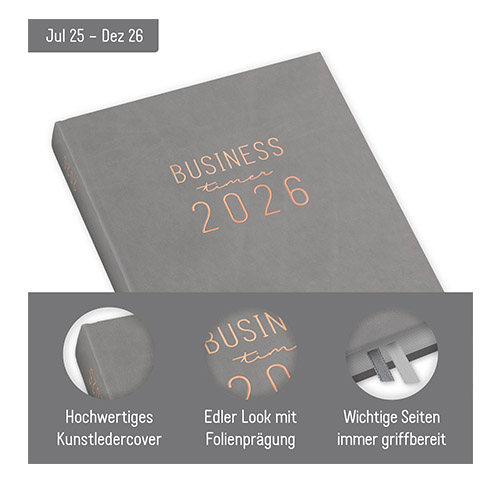 Business Timer 2025 2026 - Aufbau