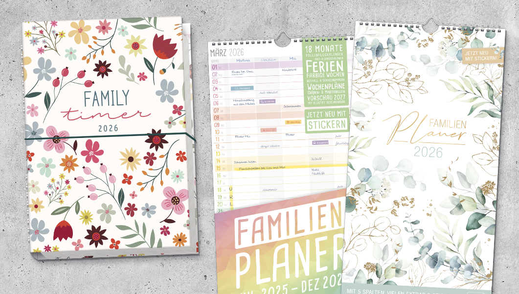 Familien-Kalender - Übersicht