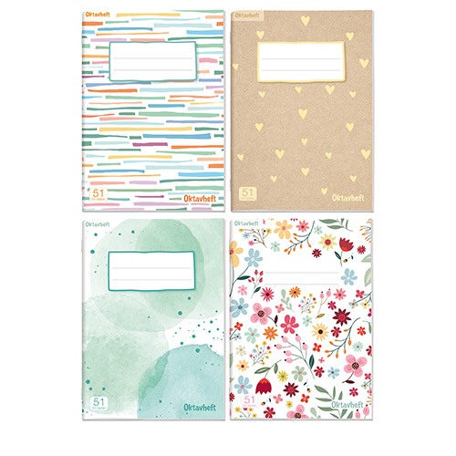 Schulstuff Oktavheft A6 - Designs