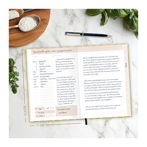 Rezeptbuch A5 – Anwendungsbeispiel Rezeptbuch A5 - Anwendungsbeispiel