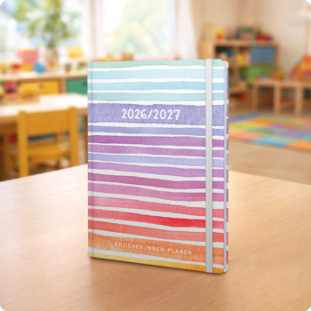 Erzieher-Planer A5 2026 2027 - Anwendungsbeispiel