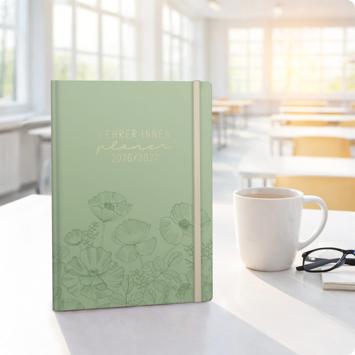 Lehrer-Planer A5 A4 2026 / 2027 - Anwendungsbeispiel