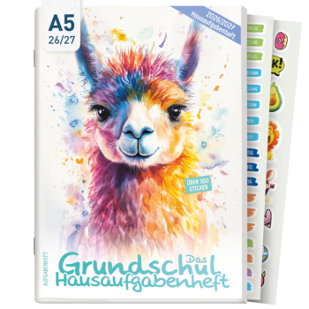 Grundschul-Hausaufgabenheft A5 2026 2027 - Design