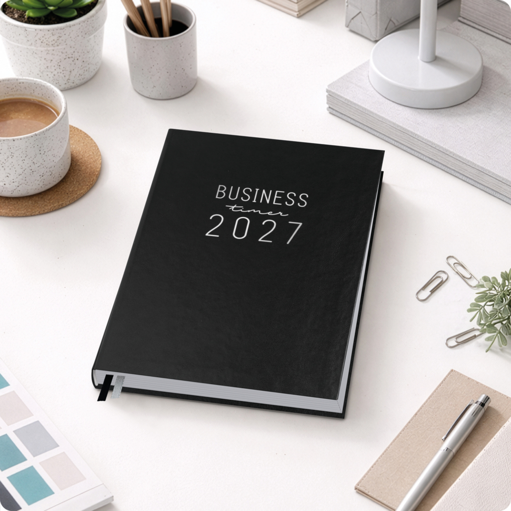 Business Timer A5 2026/2027 - Anwendungsbeispiel