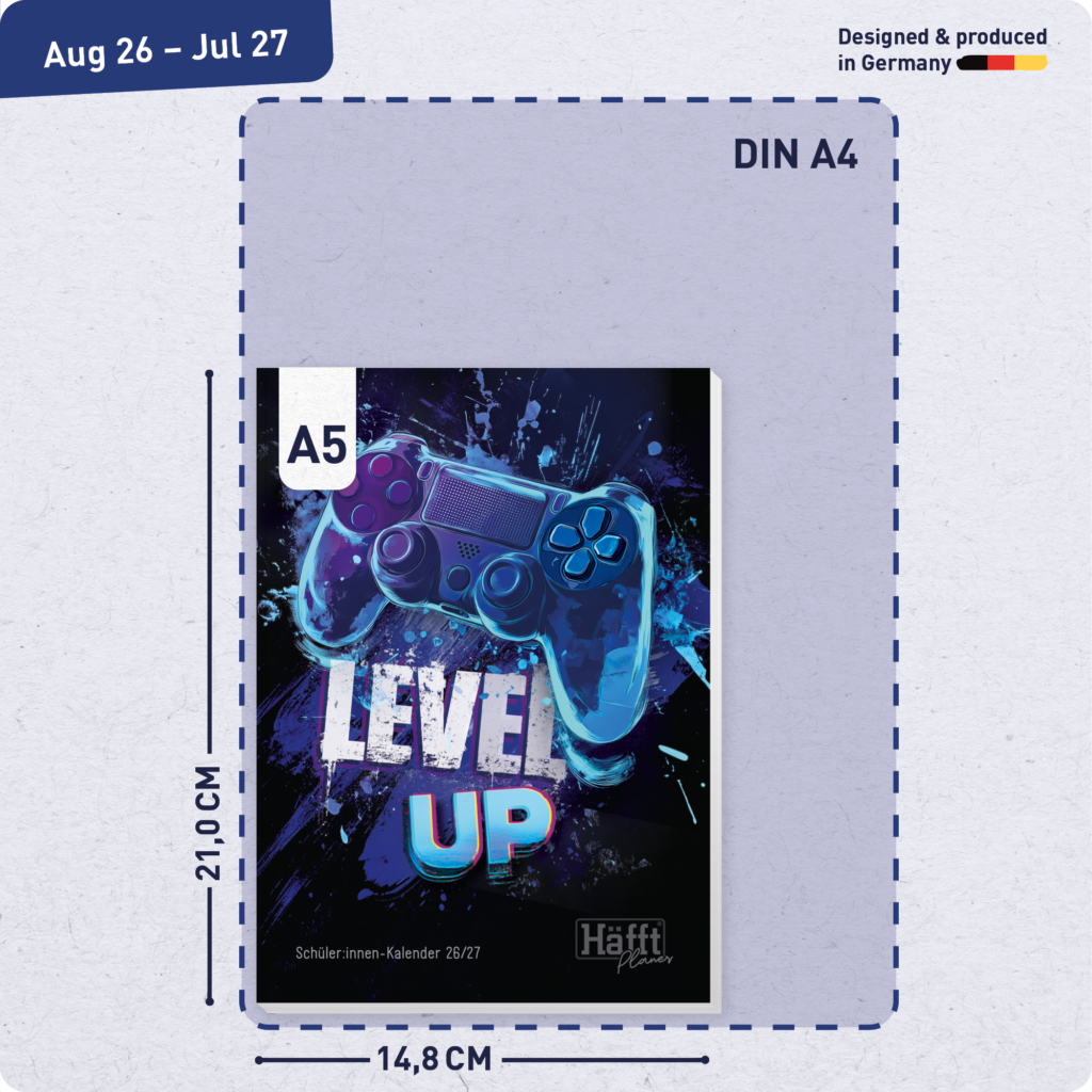 Häfft Planer A5 2026 2027 - Größe A5