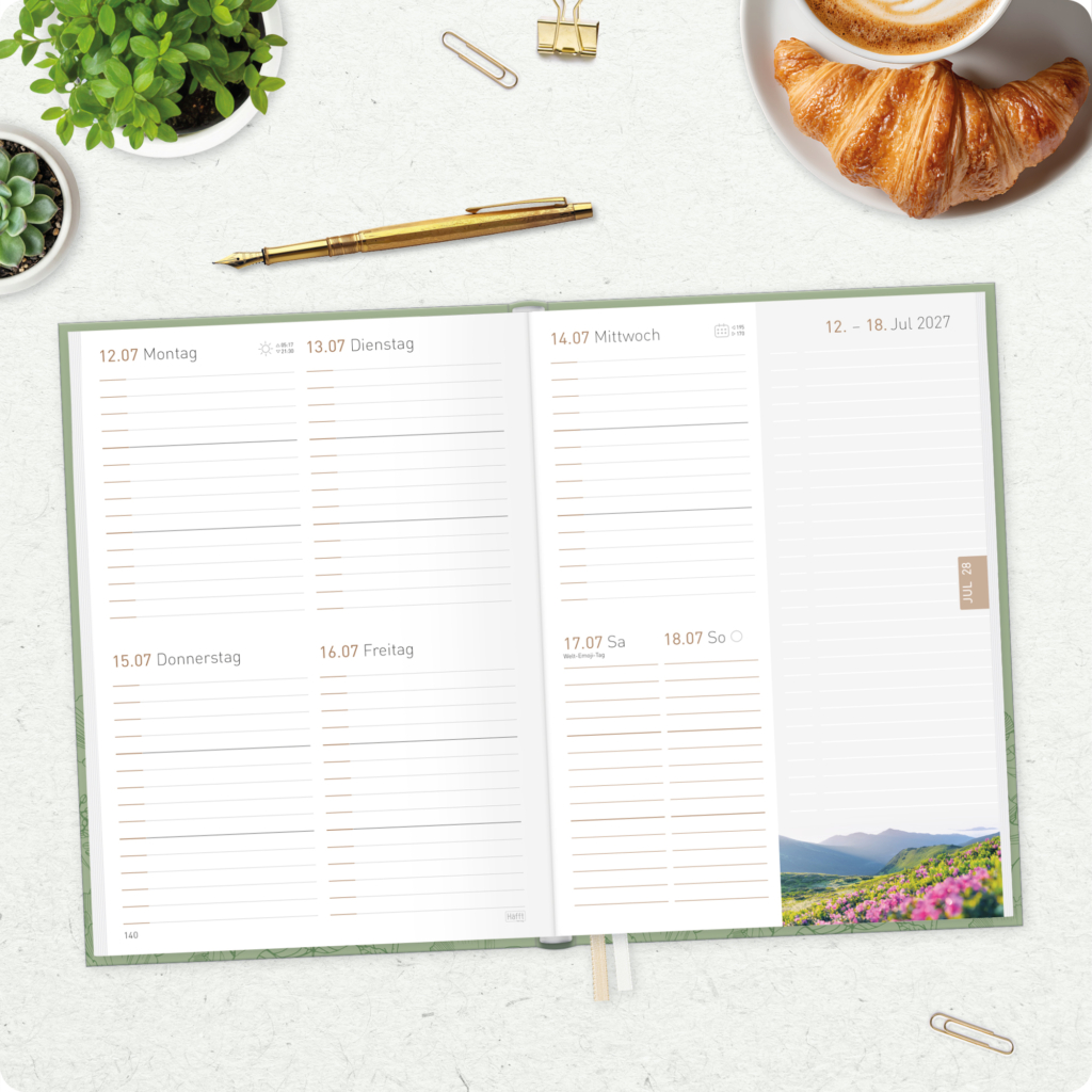 Chäff-Timer A5 2026 2027 - Beispielseite