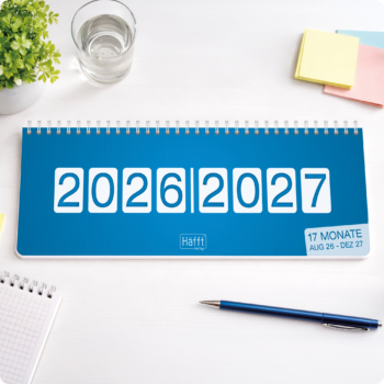 Tischkalender 2026 2027 - Anwendungsbeispiel