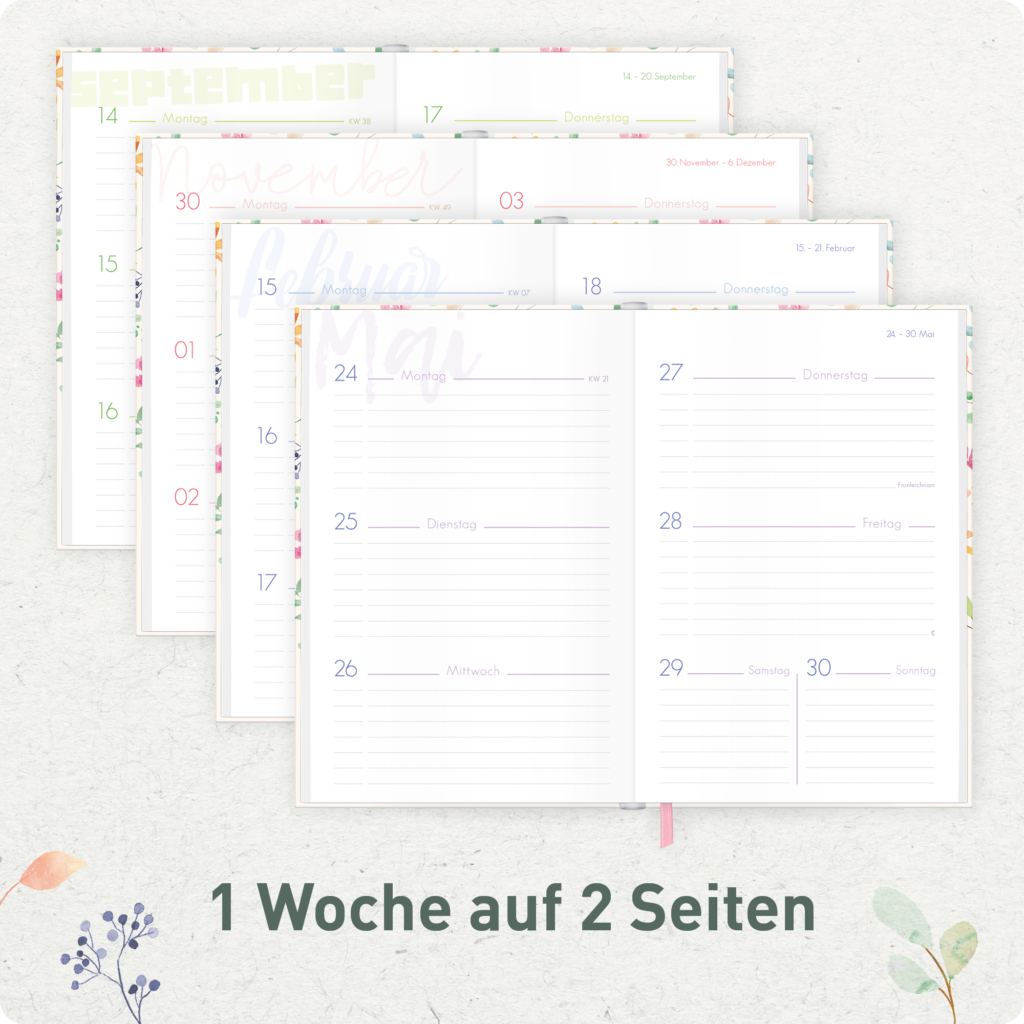 Schulstuff Schülertimer A5 2026 2027 -. Wochenübersicht