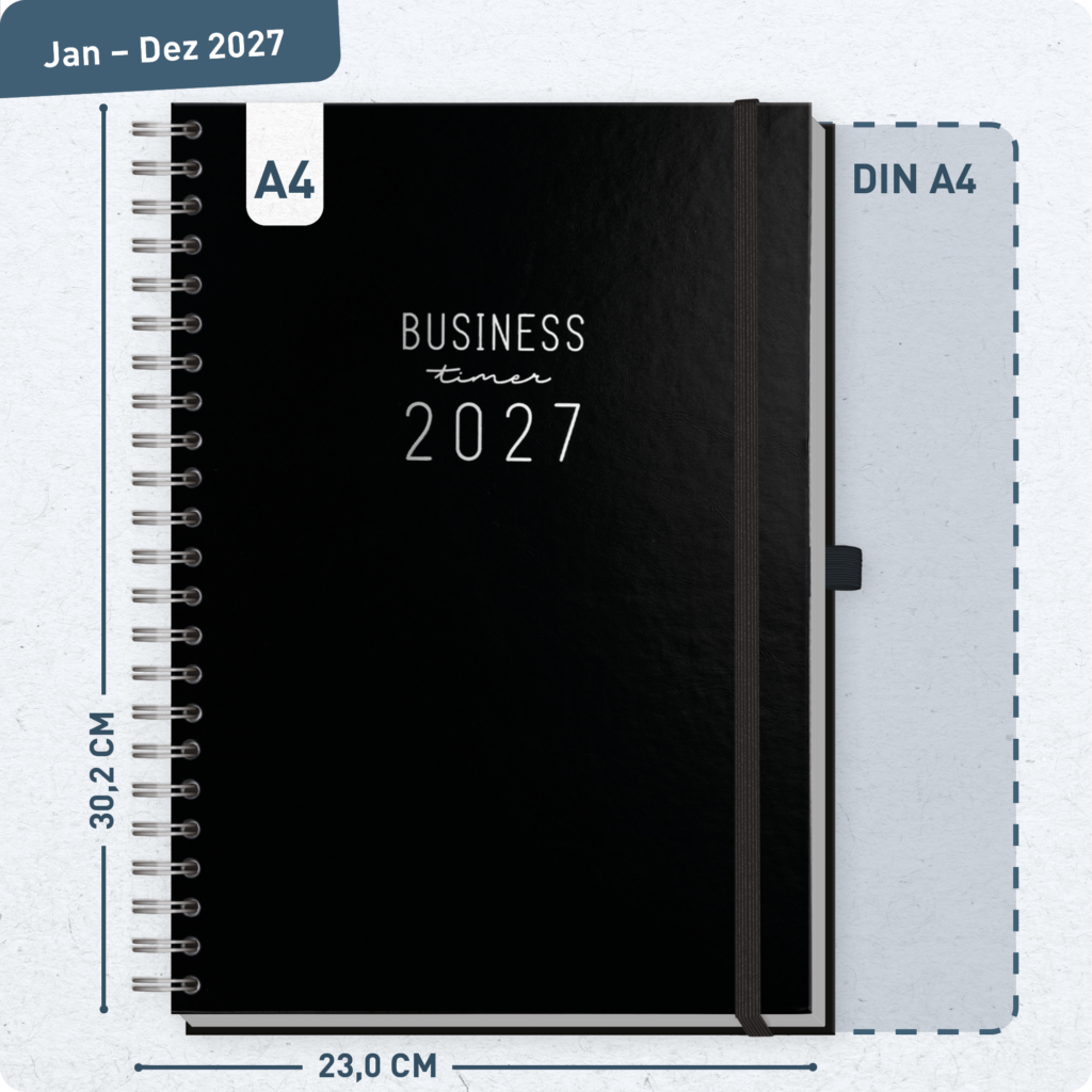 Business-Timer Maxi A4 2027 - Größe A4