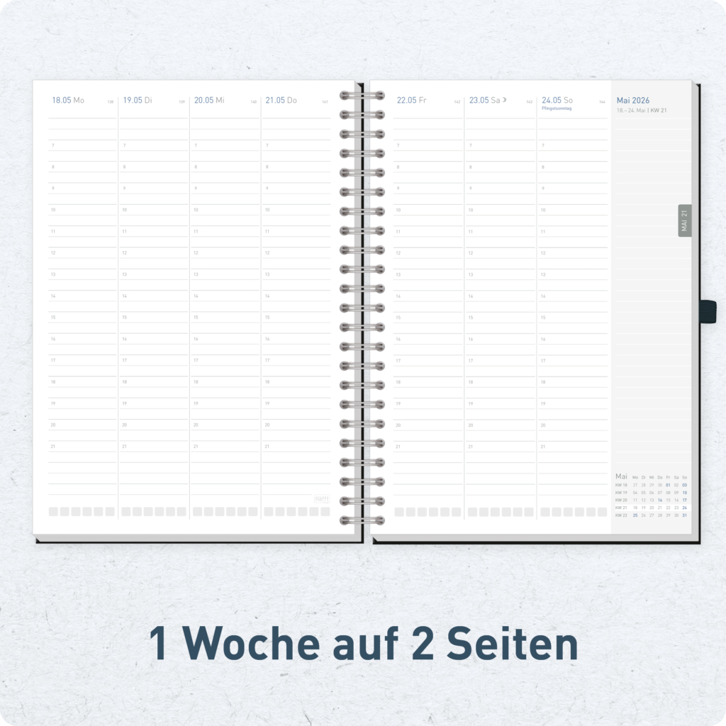 Business-Timer Maxi A4 2027 - Wochenübersicht
