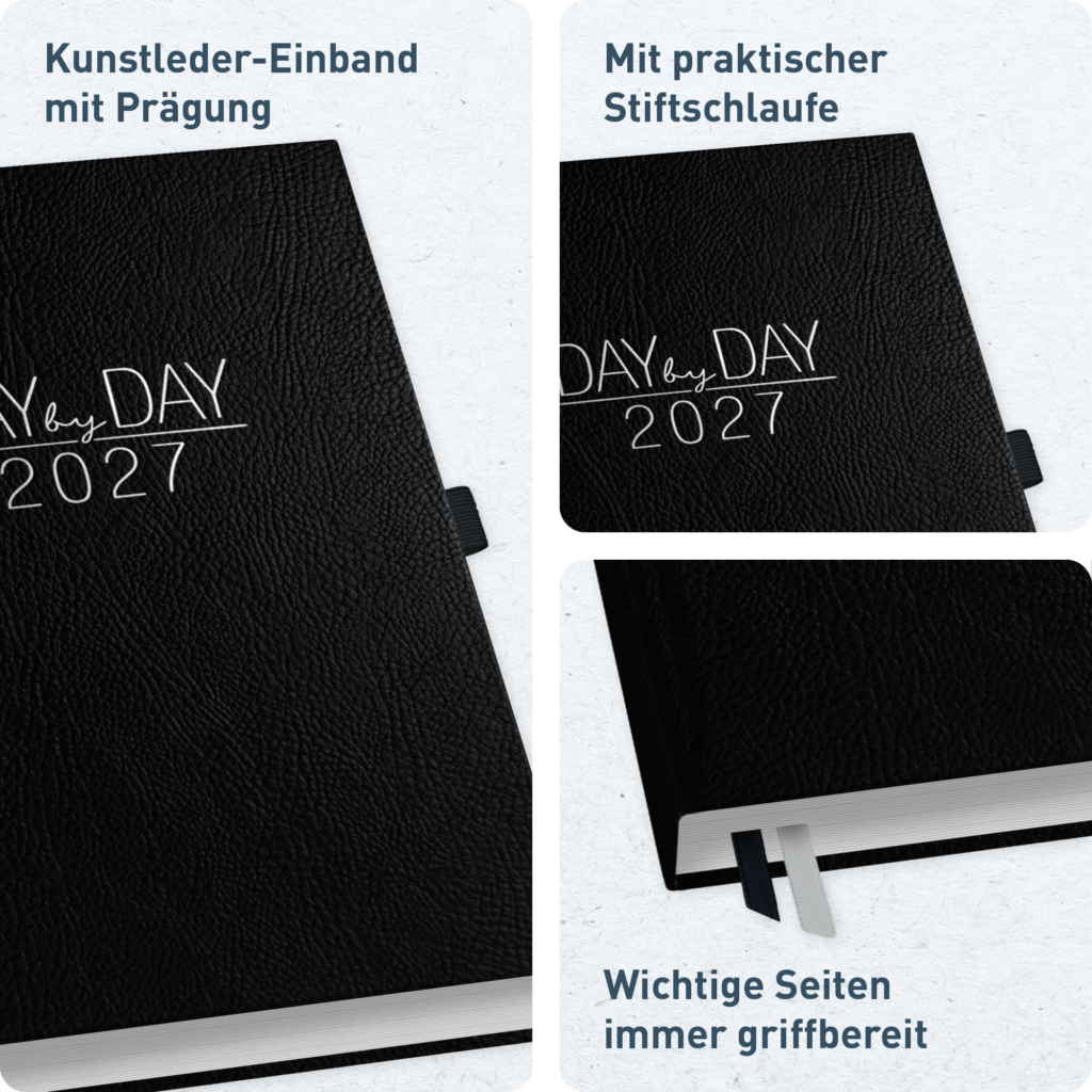 Organizer Day by Day A5 2027 - Aufbau