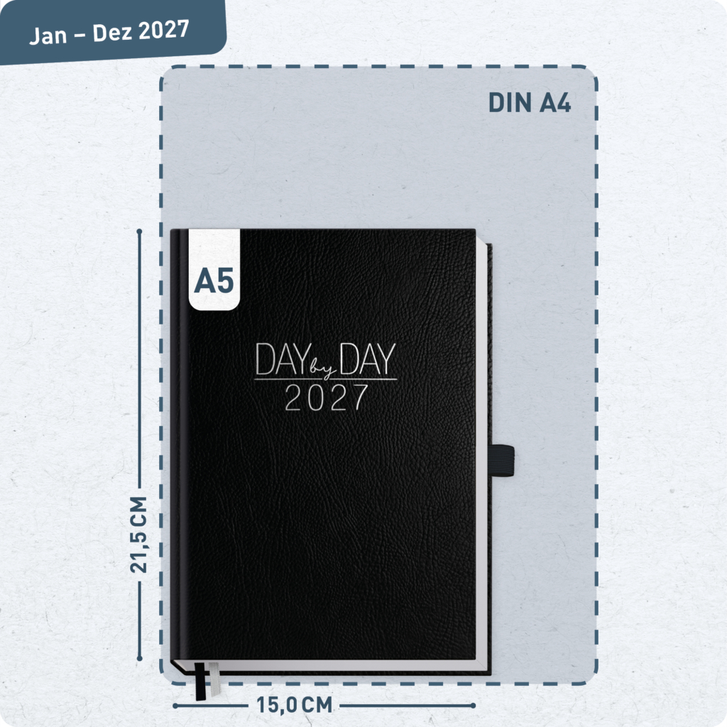 Organizer Day by Day A5 2027 - Größe A5