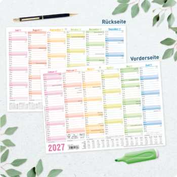 Tafelkalender A4 Format