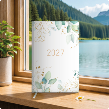 Großdruck Kalender A5 2027 - Anwendungsbeispiel
